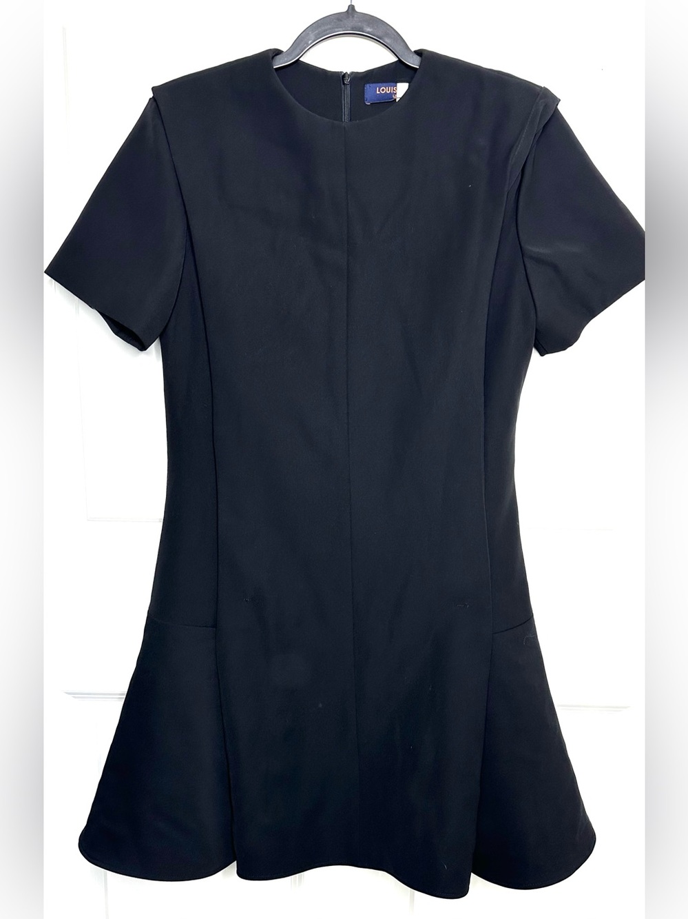 Louis Vuitton Uniforms Black Flared Panel Dress Size 38 Made in Romania